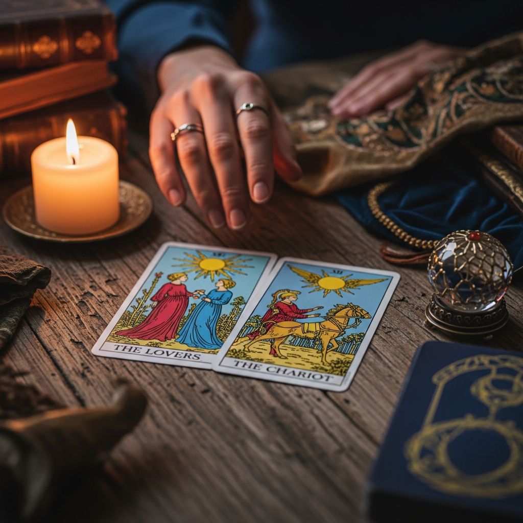 Unlock profound clarity with the simple yet powerful 2-card cross tarot spread for daily guidance and decision-making.