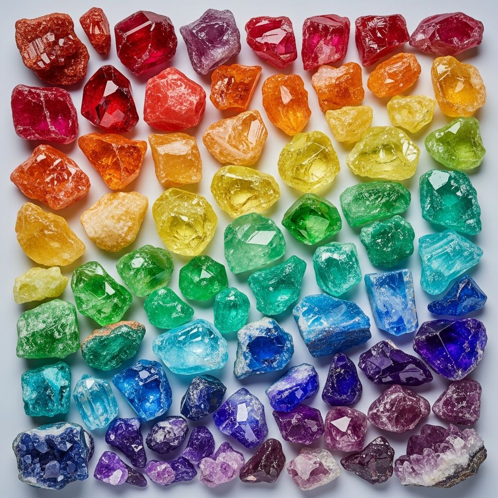 Unlock the vibrational power of crystal colors and their profound effects on chakras, healing, and personal growth.