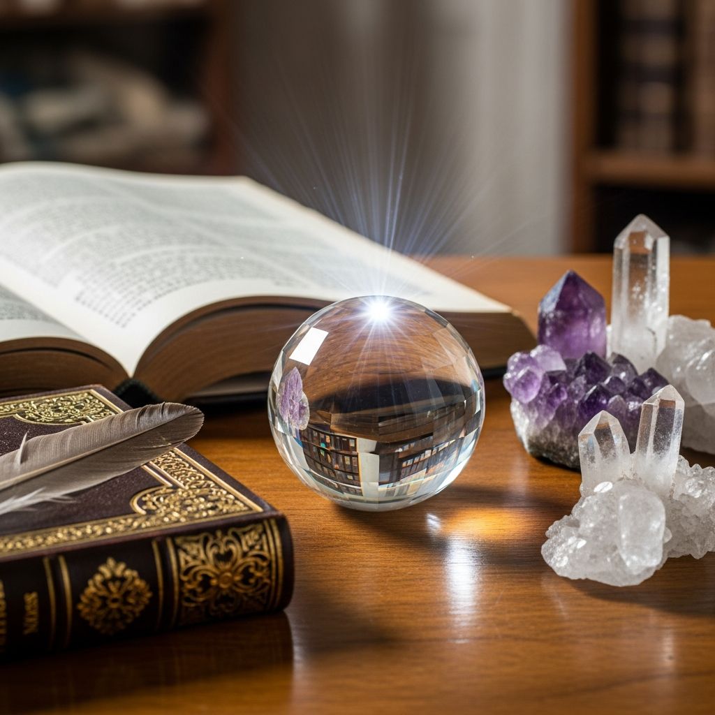 Explore the ancient wisdom and modern applications of spherical crystals in spiritual practice.
