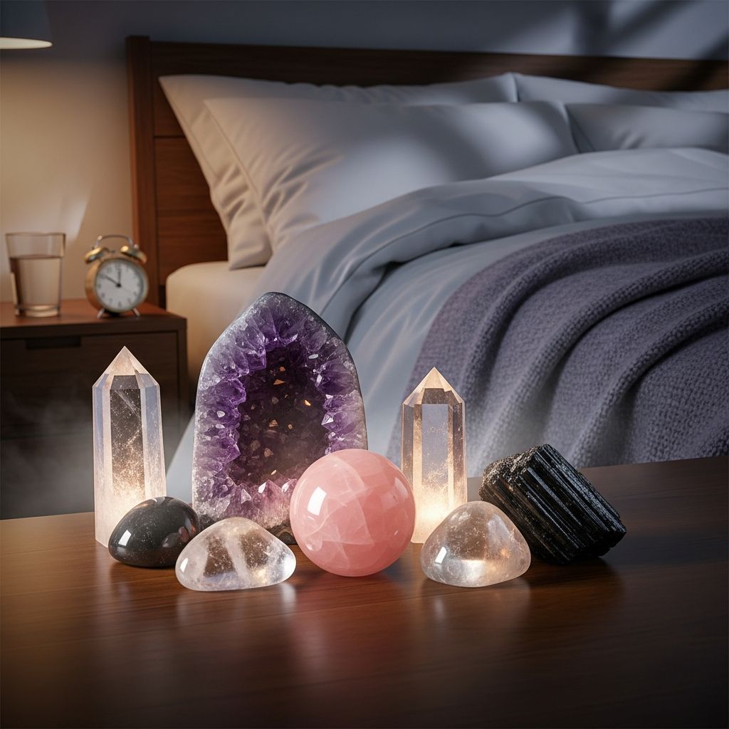 Discover how healing crystals can transform your nights into peaceful, restorative journeys with proven practices and top stone recommendations.