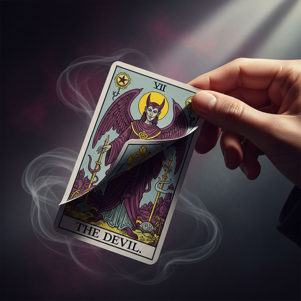 The Devil Card: Meaning, Shadow Work, And Liberation Understand the Devil tarot card's deeper symbolism and what it reveals about your inner world.