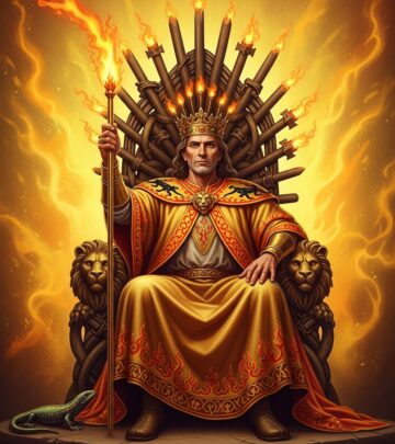 Unlock the fiery leadership and visionary power of the King of Wands in your Tarot readings.