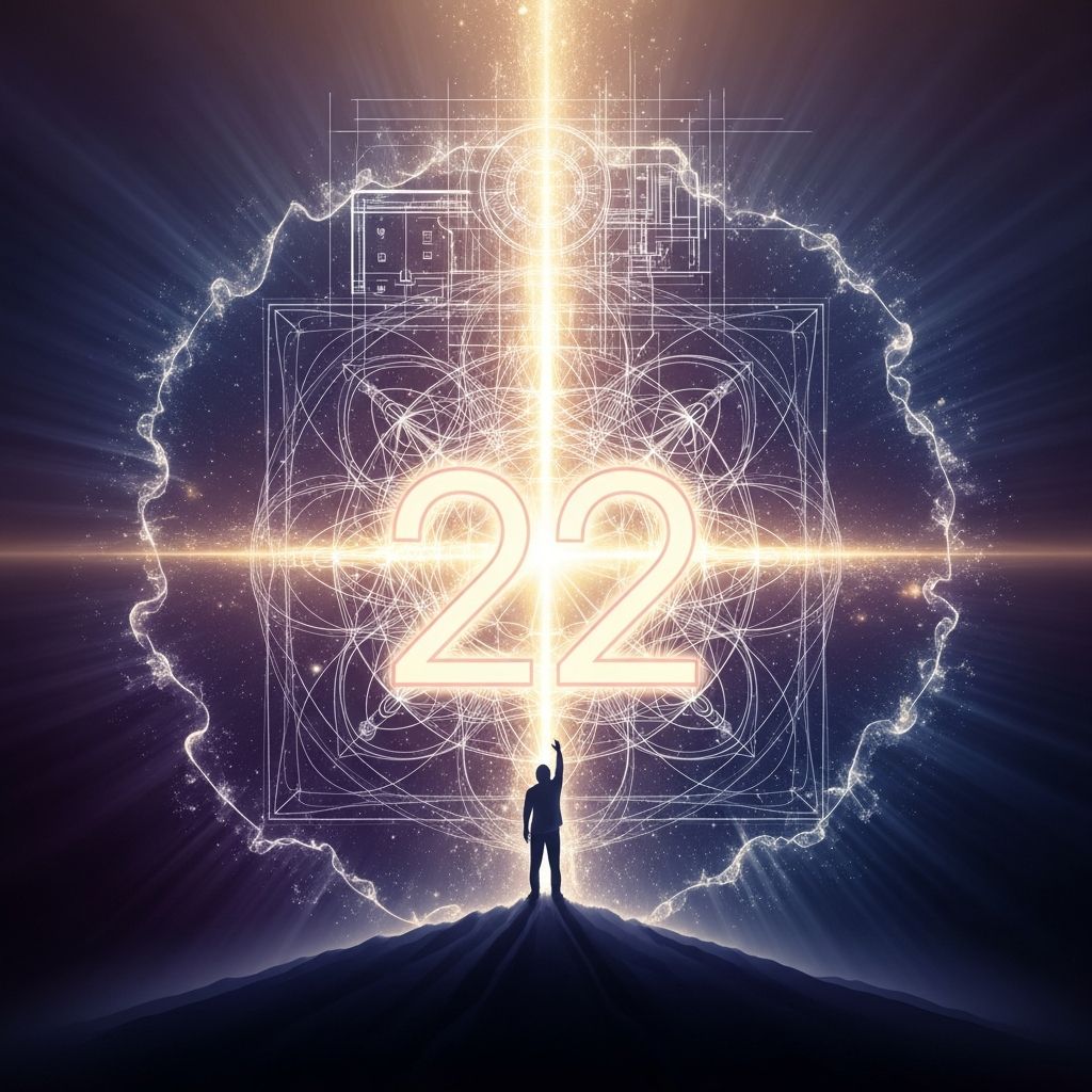 Master Number 22: Divine Purpose & Manifestation Unlock the transformative power of numerology's most potent builder number