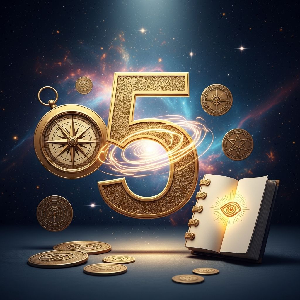 Unlock the dynamic energy of number 5: freedom, adventure, and transformation in your life path.