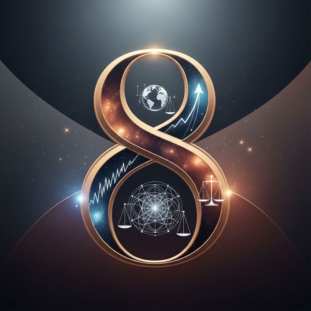Discover the power, ambition, and karmic lessons of numerology's number 8 and how it shapes success and balance in life.