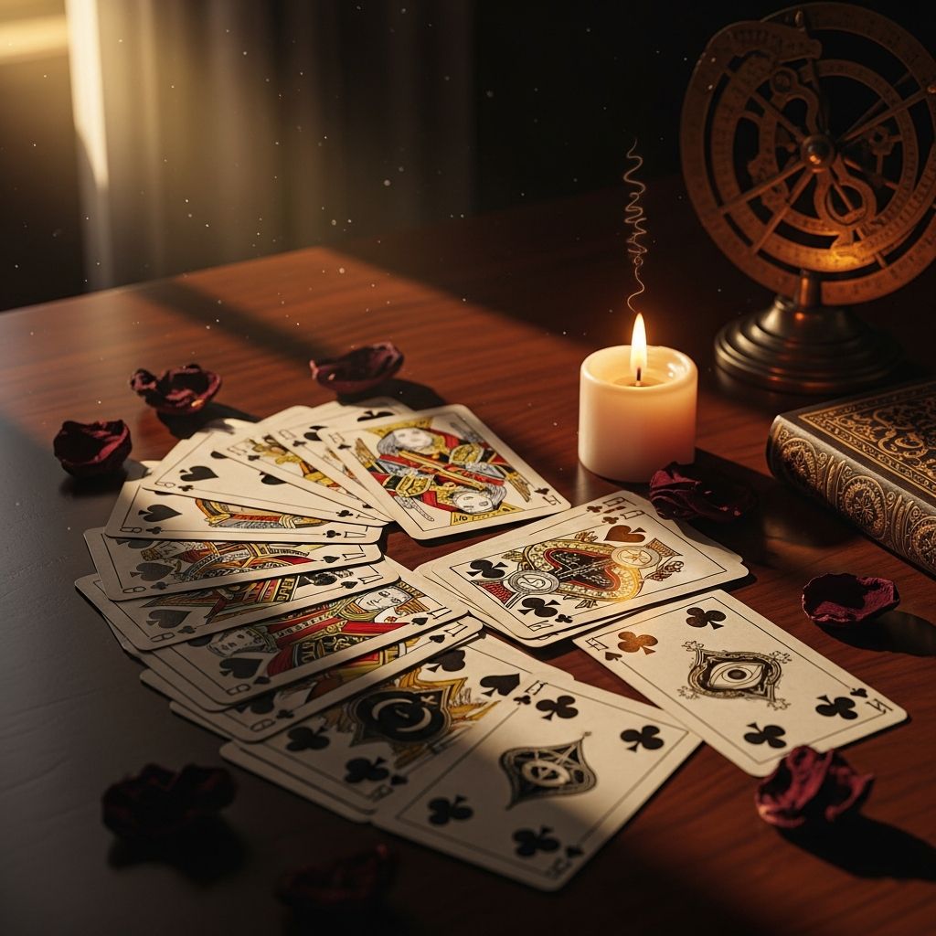 Discover how standard playing cards became powerful instruments for spiritual guidance and fortune-telling practices.