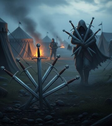 Unlock the secrets of strategy, deception, and clever tactics in the Seven of Swords Tarot card meanings.