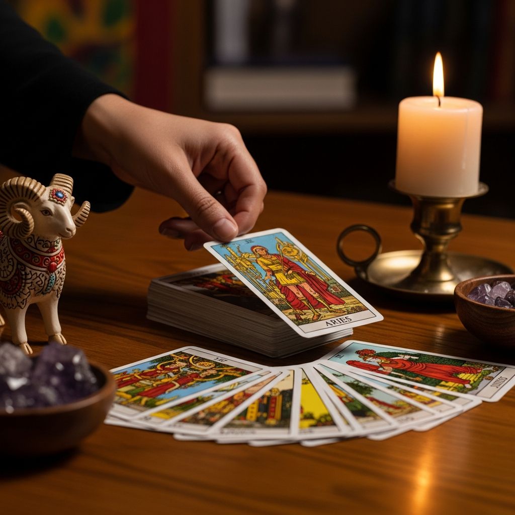 Navigate Aries Season with targeted tarot spreads for clarity and direction