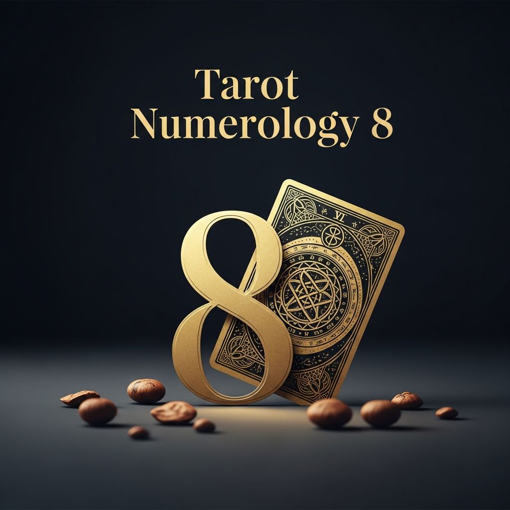 Unlock the profound power, ambition, and karmic lessons of number 8 in Tarot and numerology for personal mastery and success.