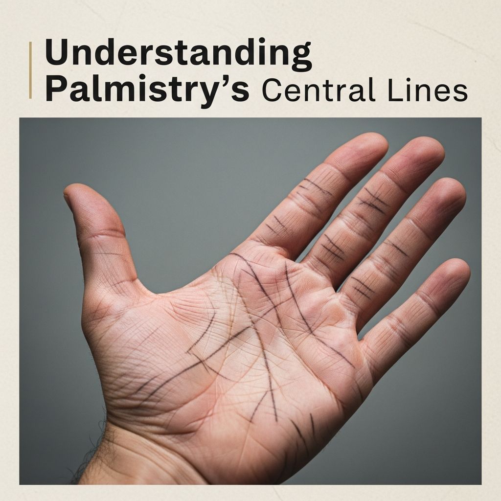 Explore the meanings of your palm's three dominant lines and what they reveal about your life.