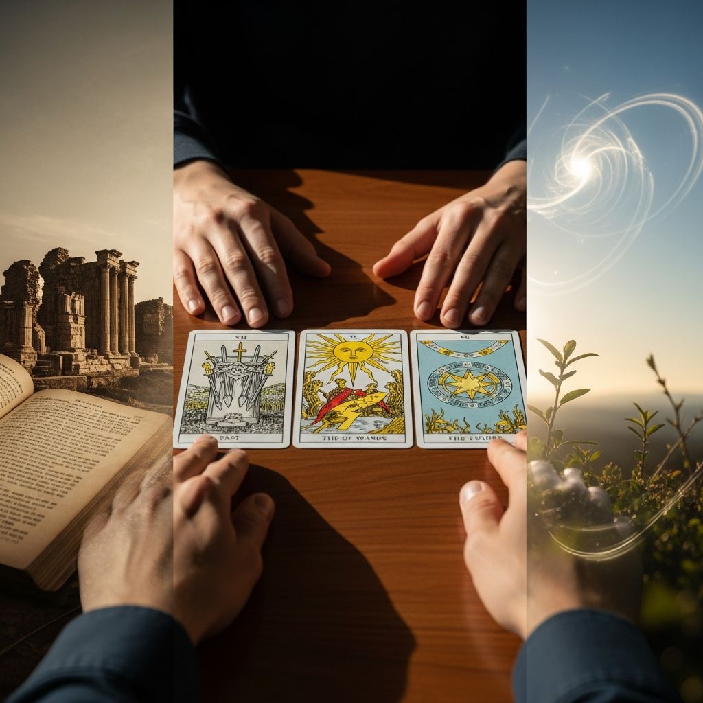 Discover how the timeless Past-Present-Future Tarot spread reveals hidden influences, current realities, and potential paths ahead for profound personal insight.
