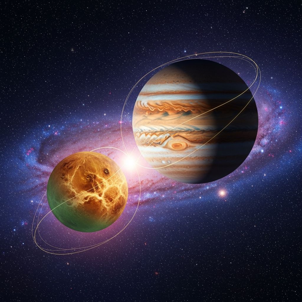 Explore how Venus and Jupiter unite to create expansive romance, joy, and abundance in relationships through astrological insights.